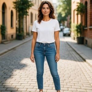 Old Navy Women's Mid-Rise Super Skinny Ankle Jeans